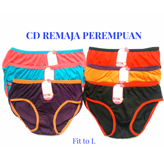 Celana dalam anak remaja perempuan cewek polos lusinan murah Cd anak cewek polos lusinan grosir