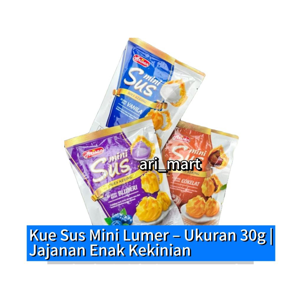 

Kue Sus Mini Lembut & Lumer – Snack Isi Krim 30g