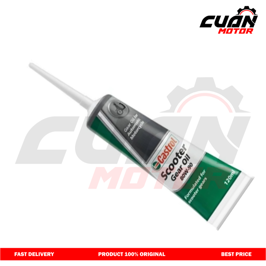 OLI CASTROL SCOOTER GEAR OIL 120 ML  OLI GARDAN MOTOR MATIC CASTROL