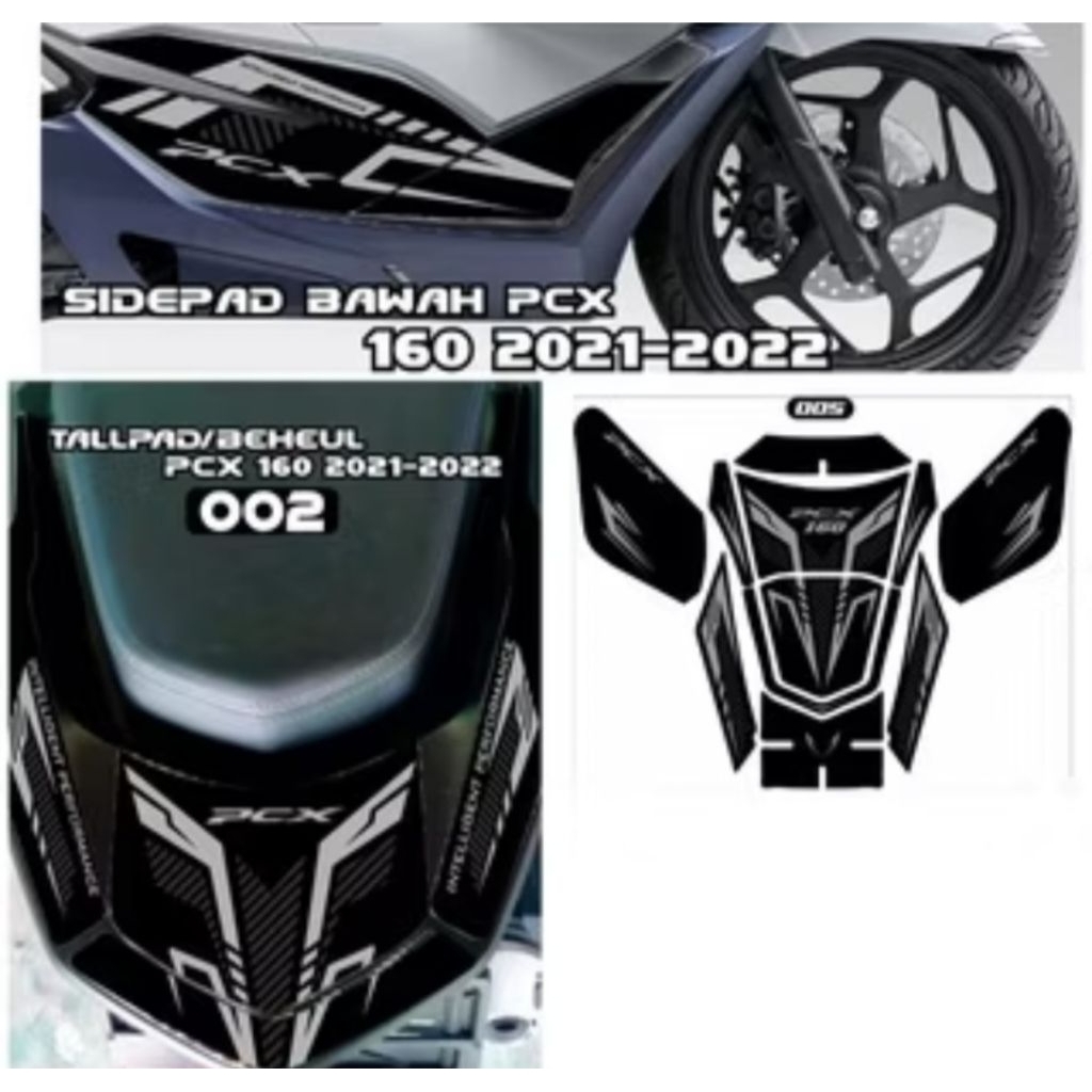 

STIKER PAD PROTECTION PAKET LENGKAP ALL NEW PCX 160 2021 FUL SET GENERIK ANTI GORES