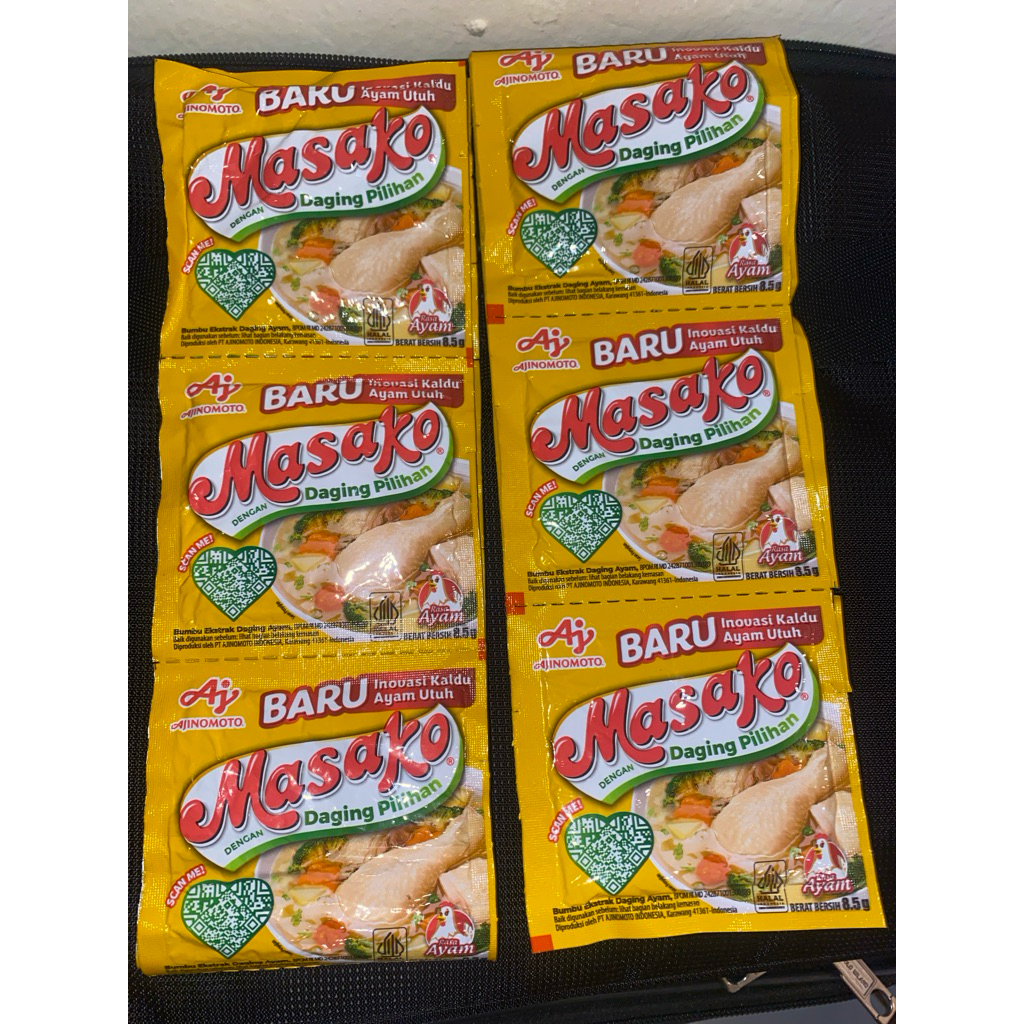 

Masako bumbu kaldu 8gr (1 renceng)