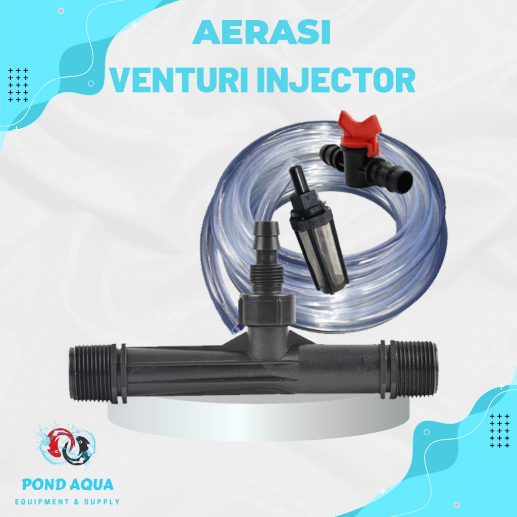 SET Venturi Injector Gelembung Oksigen Kolam Koi