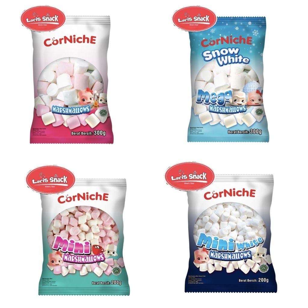 

Corniche Marshmallows - Aneka Varian 200gr & 300gr