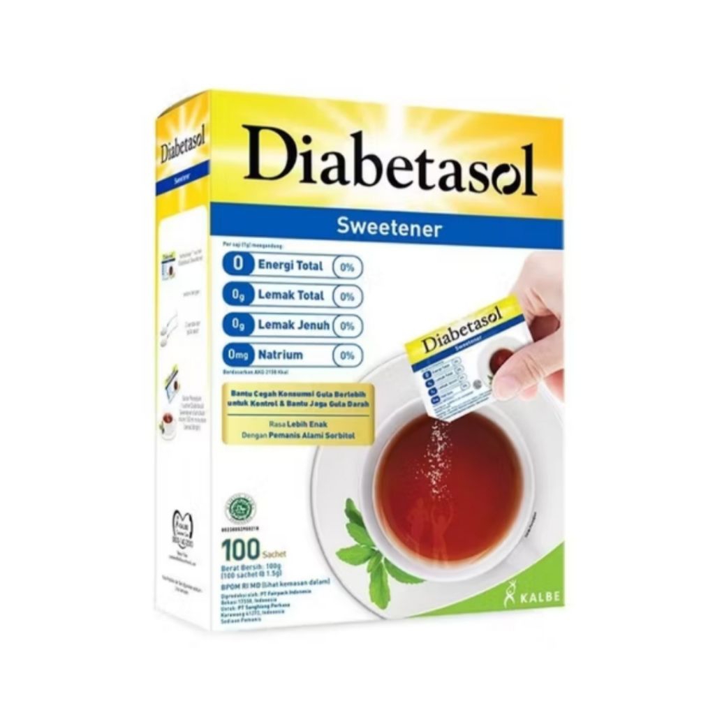 

Diabetasol Sweetener 100 Sachet (100 x 1,5 gr)