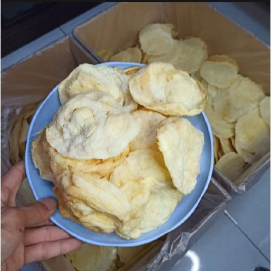 

Krupuk Melinjo Tangkil khas Mancak 1(kg)