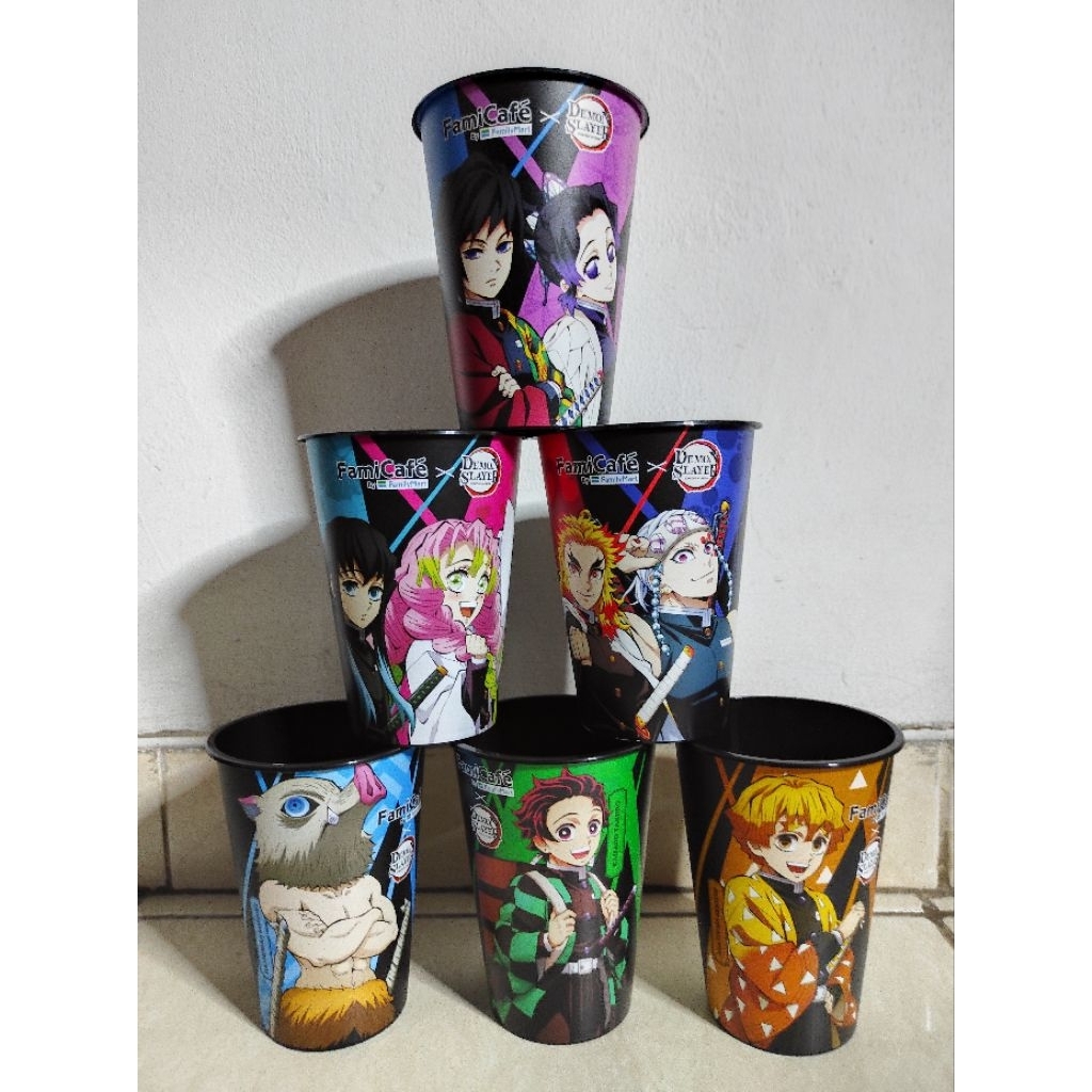 Demon Slayer x Family Mart cup bundling