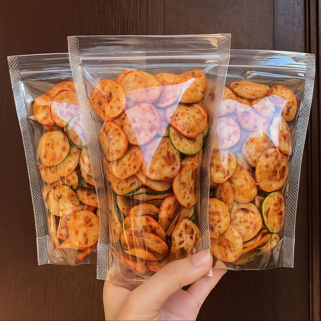 

Kerupuk Seblak Sikipli Paket 2 pcs / Paket 3 pcs / Paket 5 pcs / Kemasan Standing Pouch