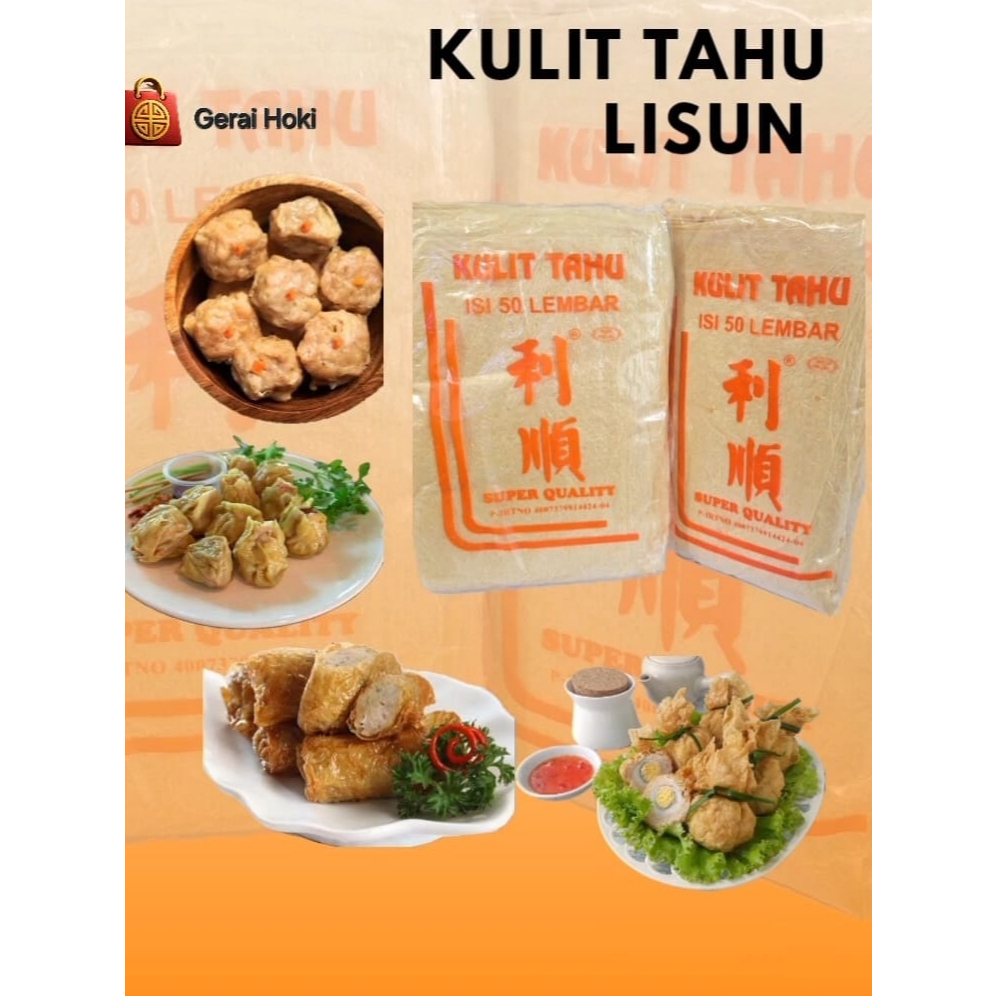 

KulitTahuLisunSuperQuality/isi50Lembar/GARANSI