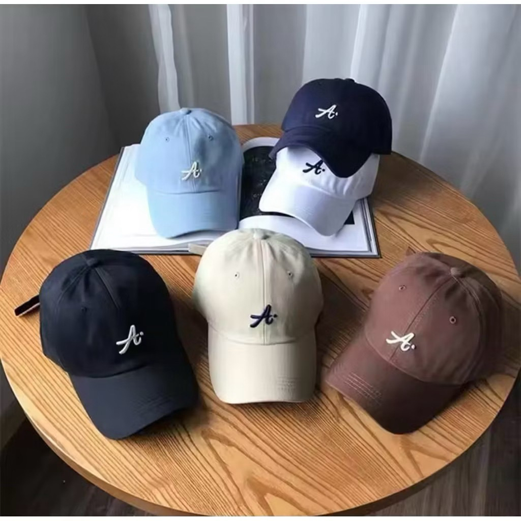 TOPI BESBOLL LAKI LAKI PEREMPUAN LOGO A / TOPI KEREN TOPI KEKINIAN