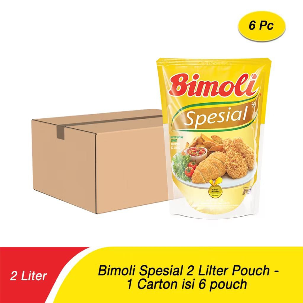 

CTN - Bimoli Spesial/Klasik Pouch 2 Liter