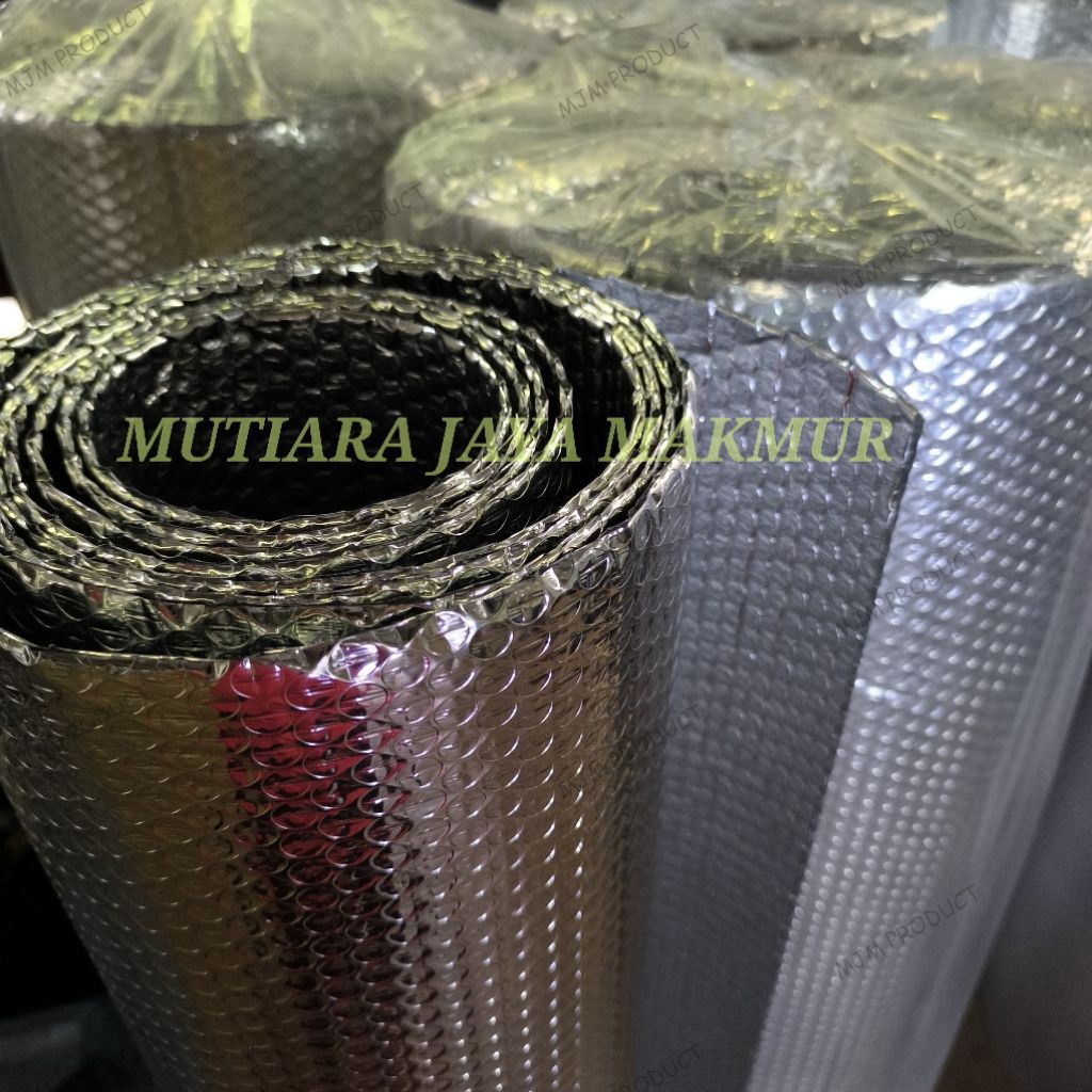 ALUMINIUM FOIL ATAP Bubble Double Side  Peredam Panas Atap
