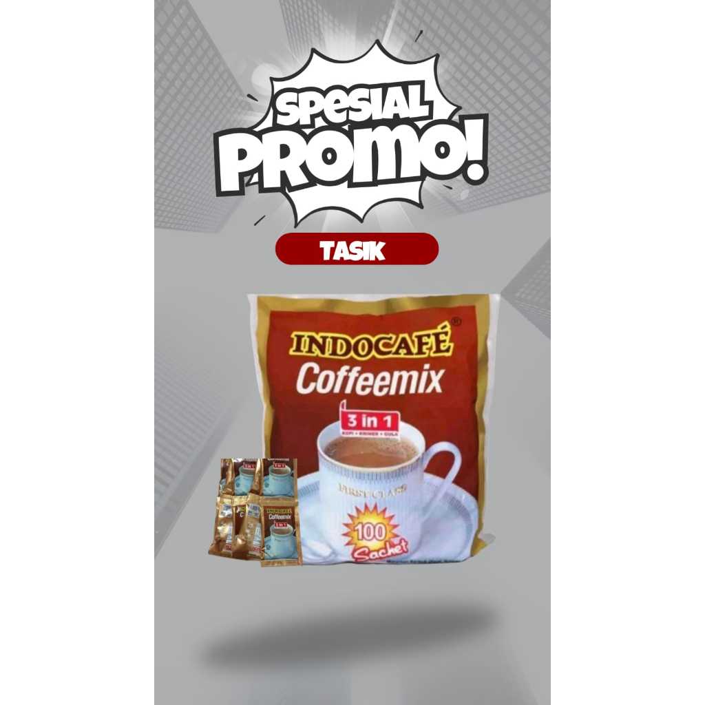 

Indocafe Coffemix 3 In 1 - 1BAG - 100 Sachet *20g