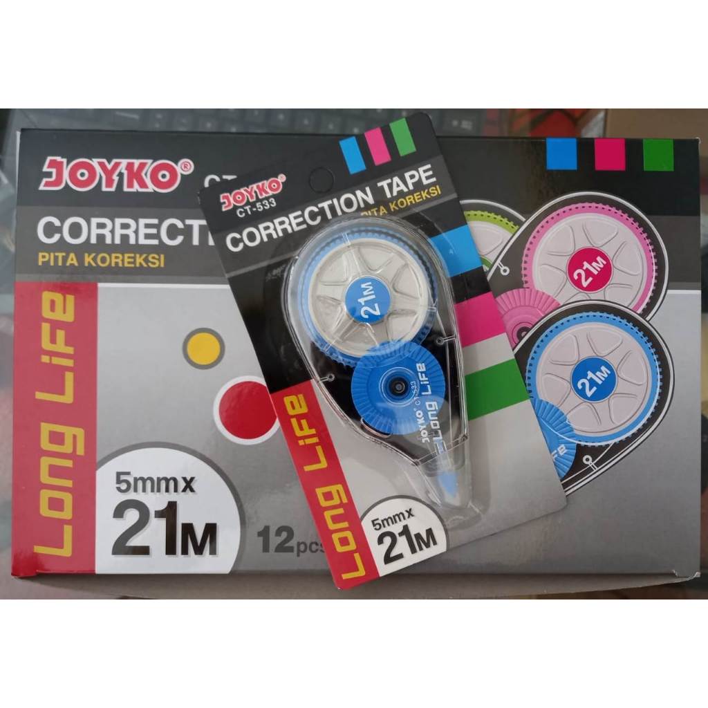 

Tipe EX Kertas Joyko CT 533 Correction 21 meter