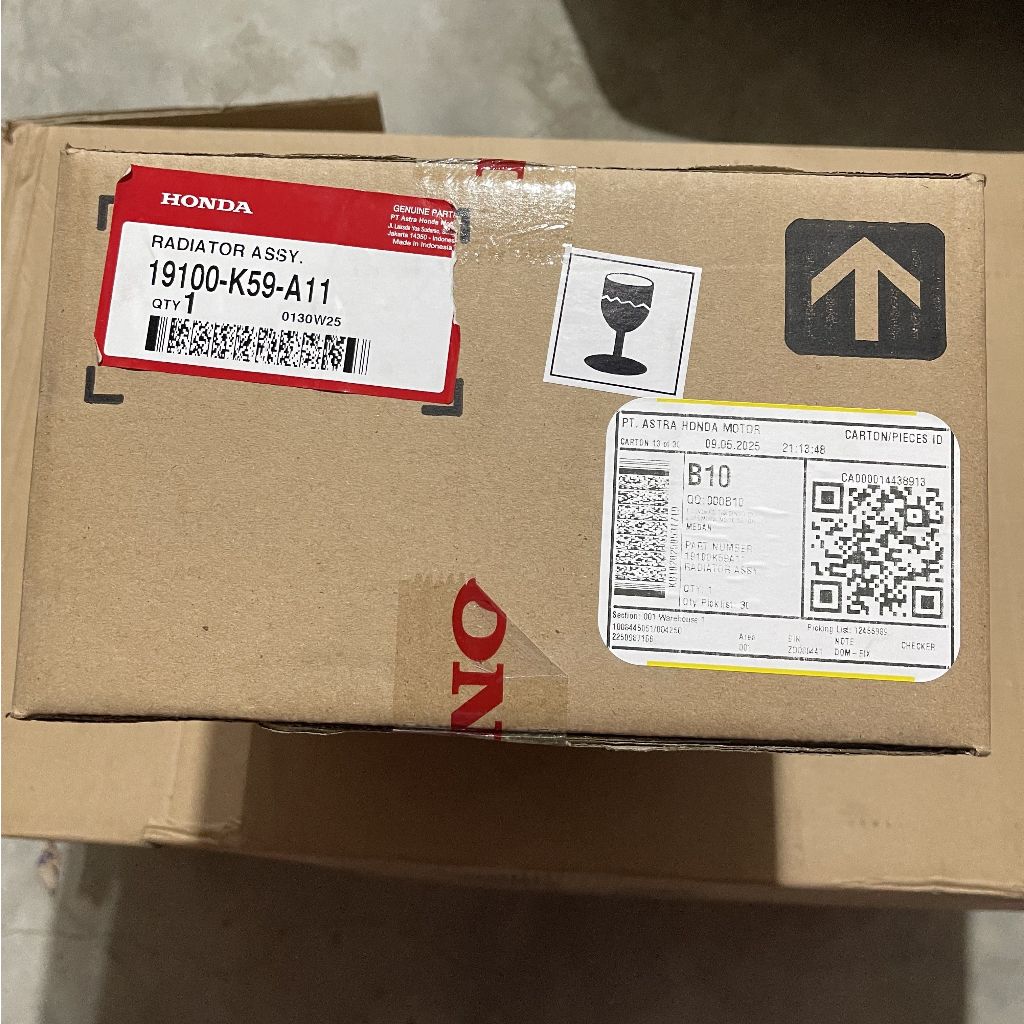 19100 K59 A11 Radiator Honda Vario 150 eSP K59