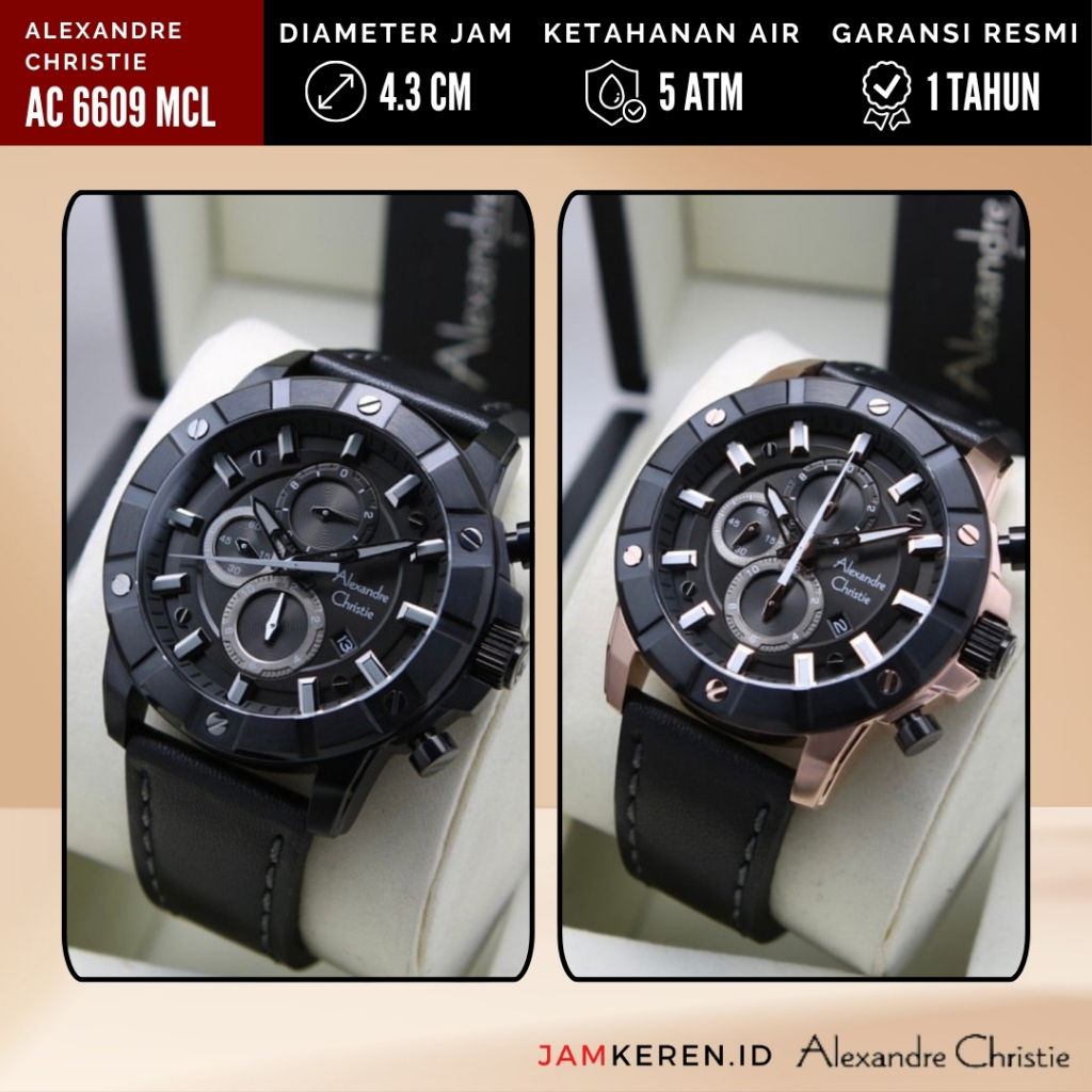 Alexandre Christie - Alexander Christie Pria - Alexandre Christie Pria - AC 6609 MC Garansi Resmi