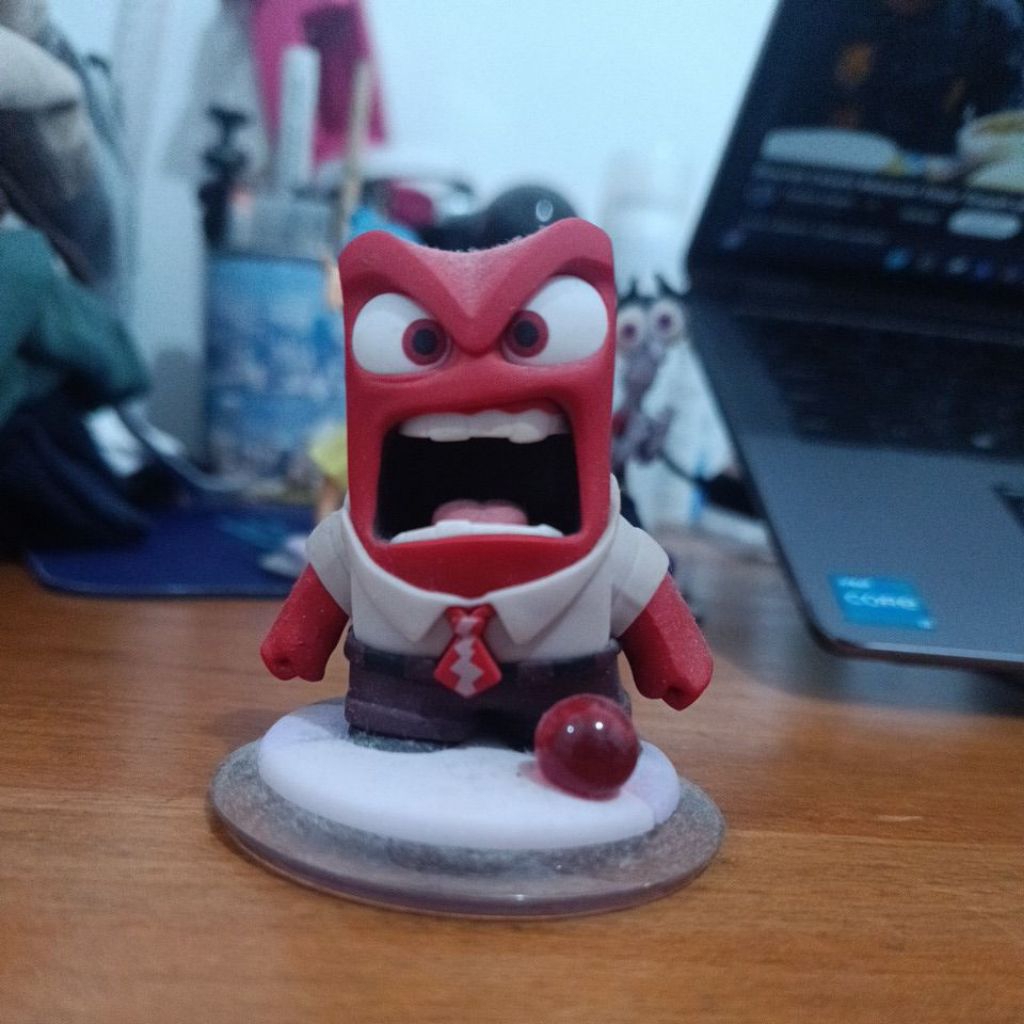 Disney Pixar Infinity Inside Out Figure "Anger"