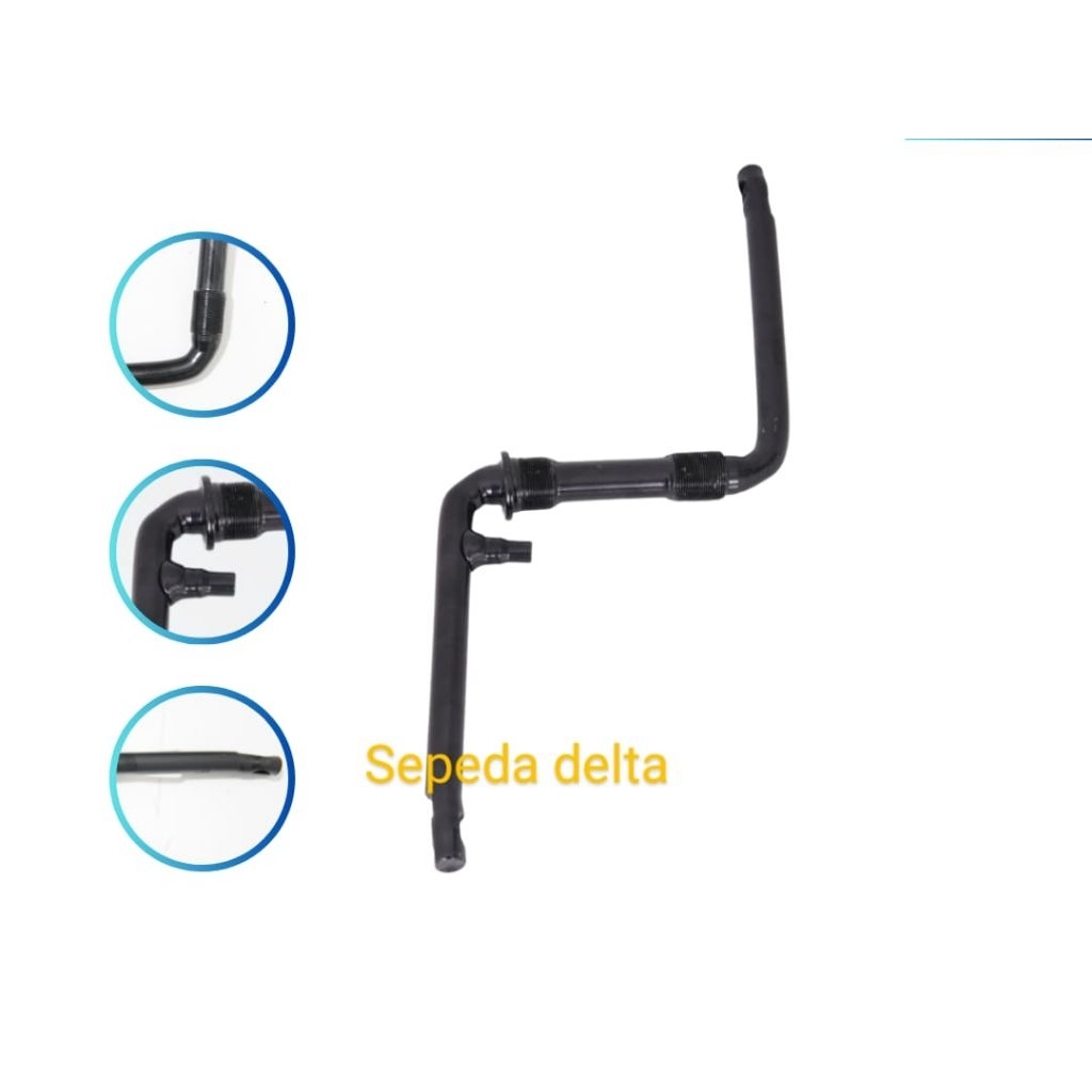 CRANK  LANGSUNG SEPEDA BMX UKURAN 20