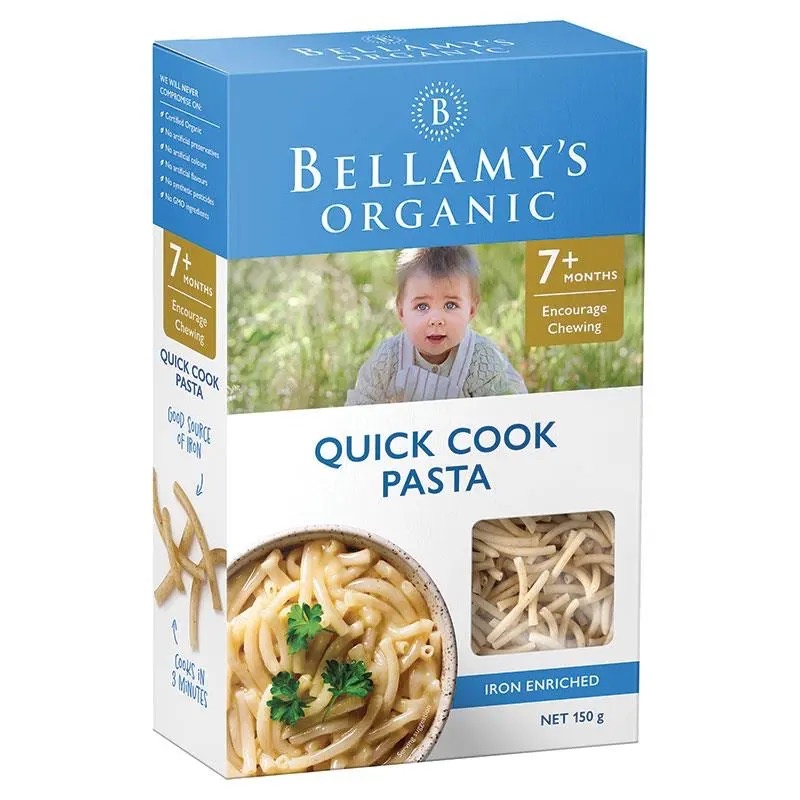 

Bellamy's Organic Quick Cook Pasta 150g