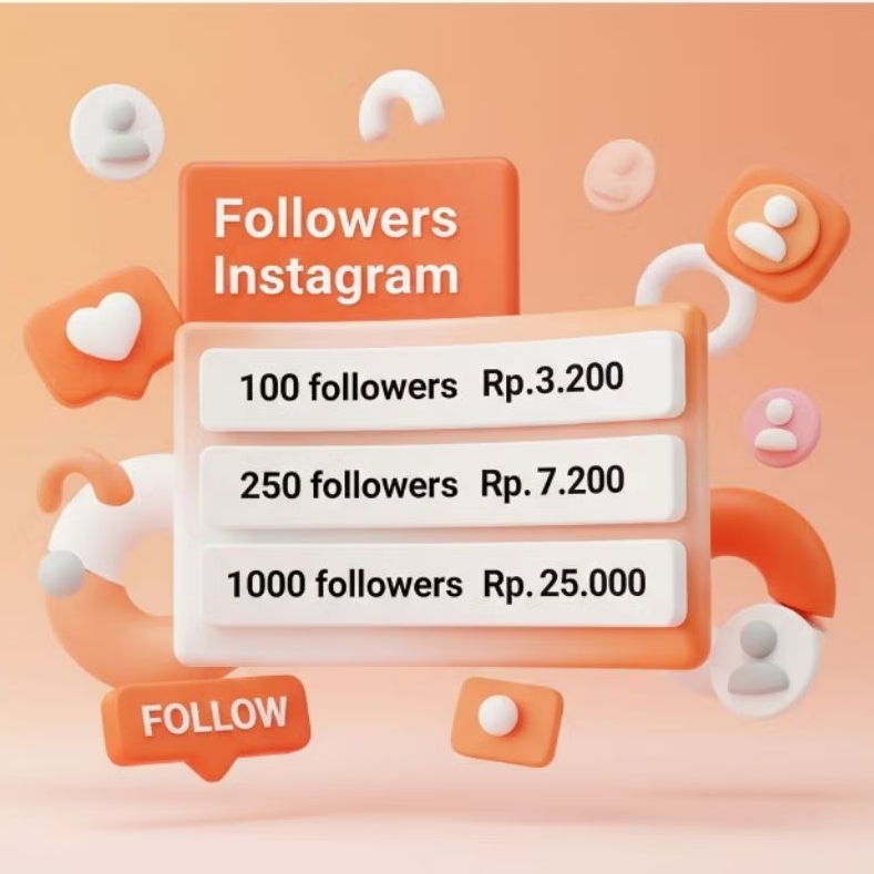 Jual Followers IG Aktif & Permanen | Jasa Tambah Followers Instagram Proses Kilat Termurah