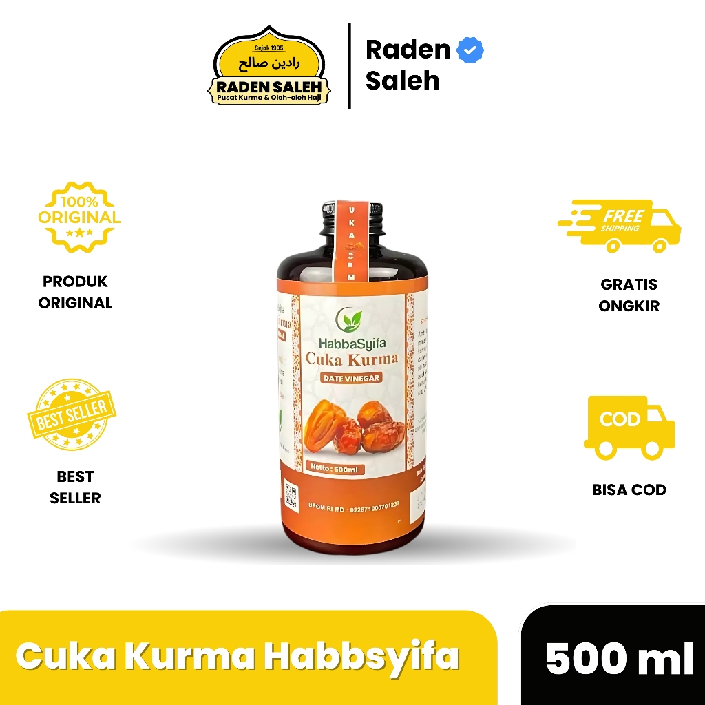 

Habbasyifa Cuka Kurma 500ml 100% Original | Atasi Diabetes Kontrol Gula Darah Koleterol