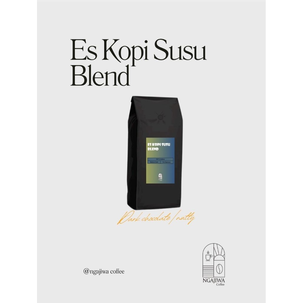 

Es Kopi Susu Blend 1kg - Ngajiwa Coffee