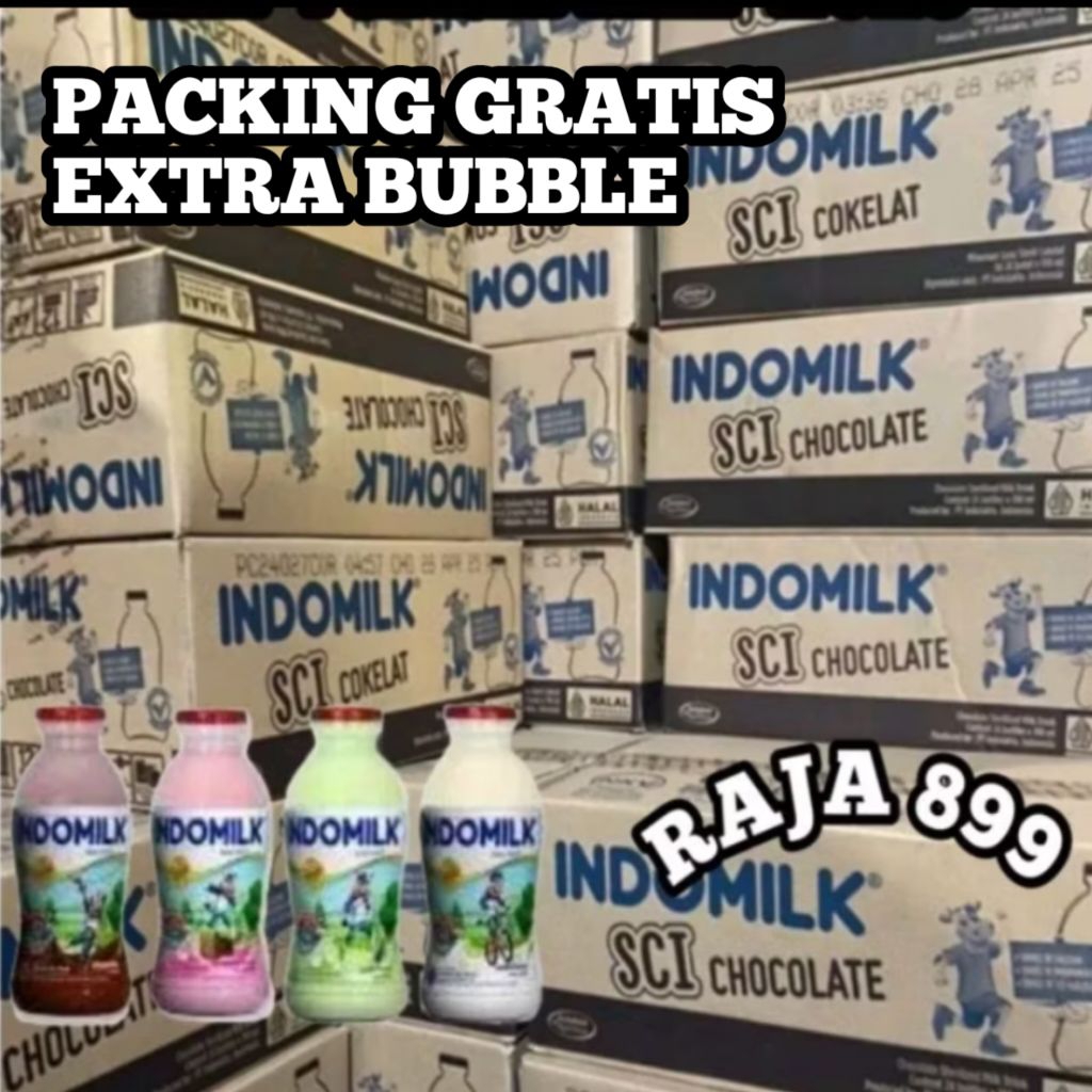 

SUSU UHT INDOMILK BOTOL DUS ISI 24 PCS X 190ML