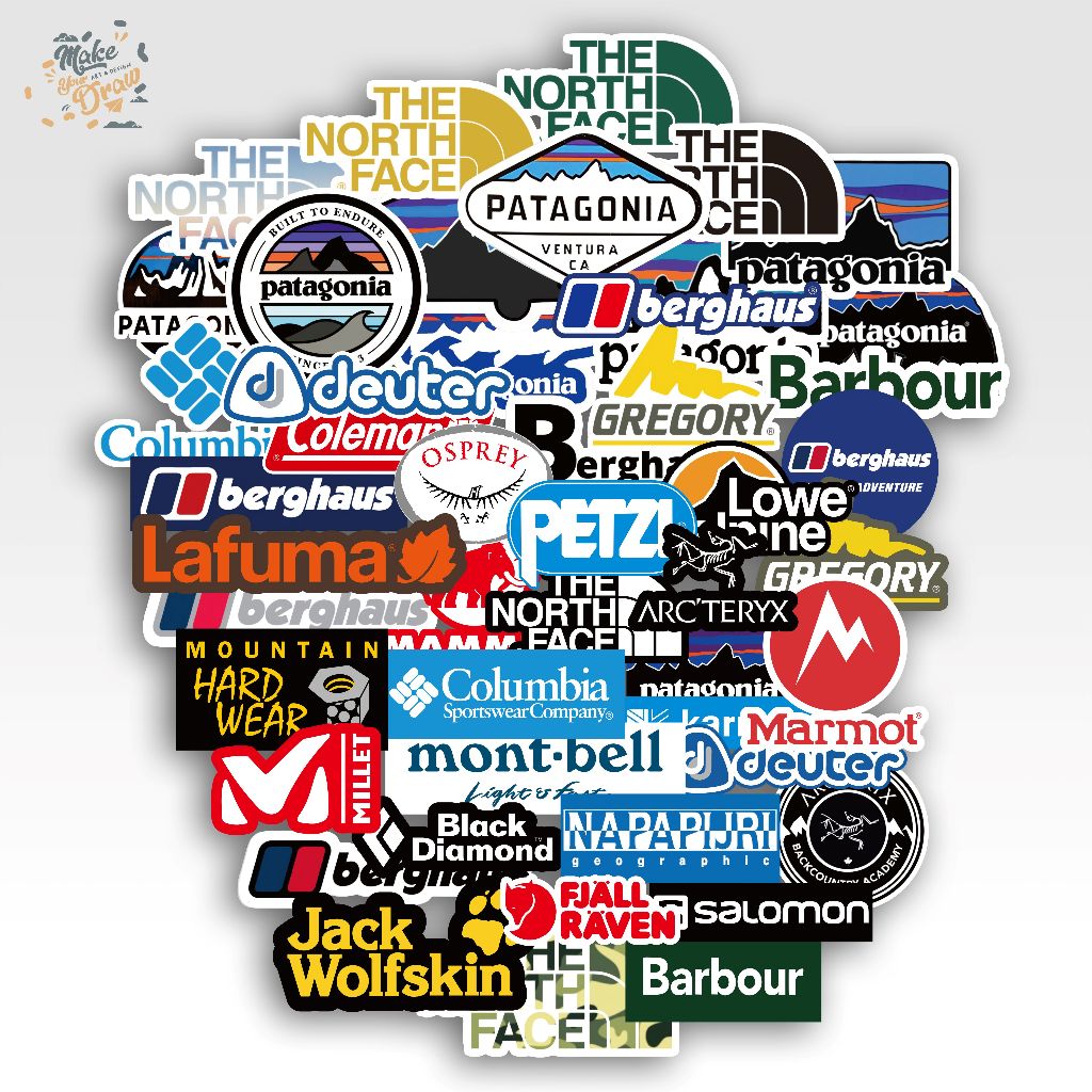 

STICKER PACK OUTDOOR SERIES 1 - STICKER AESTHETIC - STIKER GUNUNG - STICKER LAPTOP, TUMBLER HP, TNF