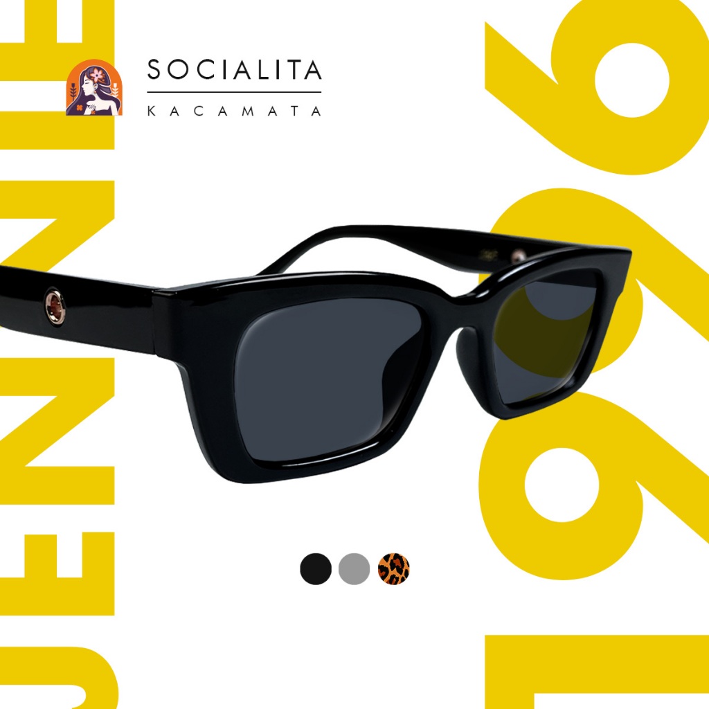 【GM-JENNIE 1996 Kacamata (Buy 1 Get 5)】【Eksklusif & Premium Gift Box】 Kacamata hitam wanita/ Sunglas