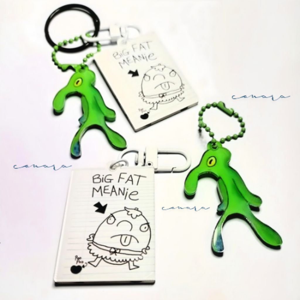Keychain Acrylic Aesthetic / Gantungan Kunci Akrilik Estetik / Gantungan Tas Estetik - Squidward / M