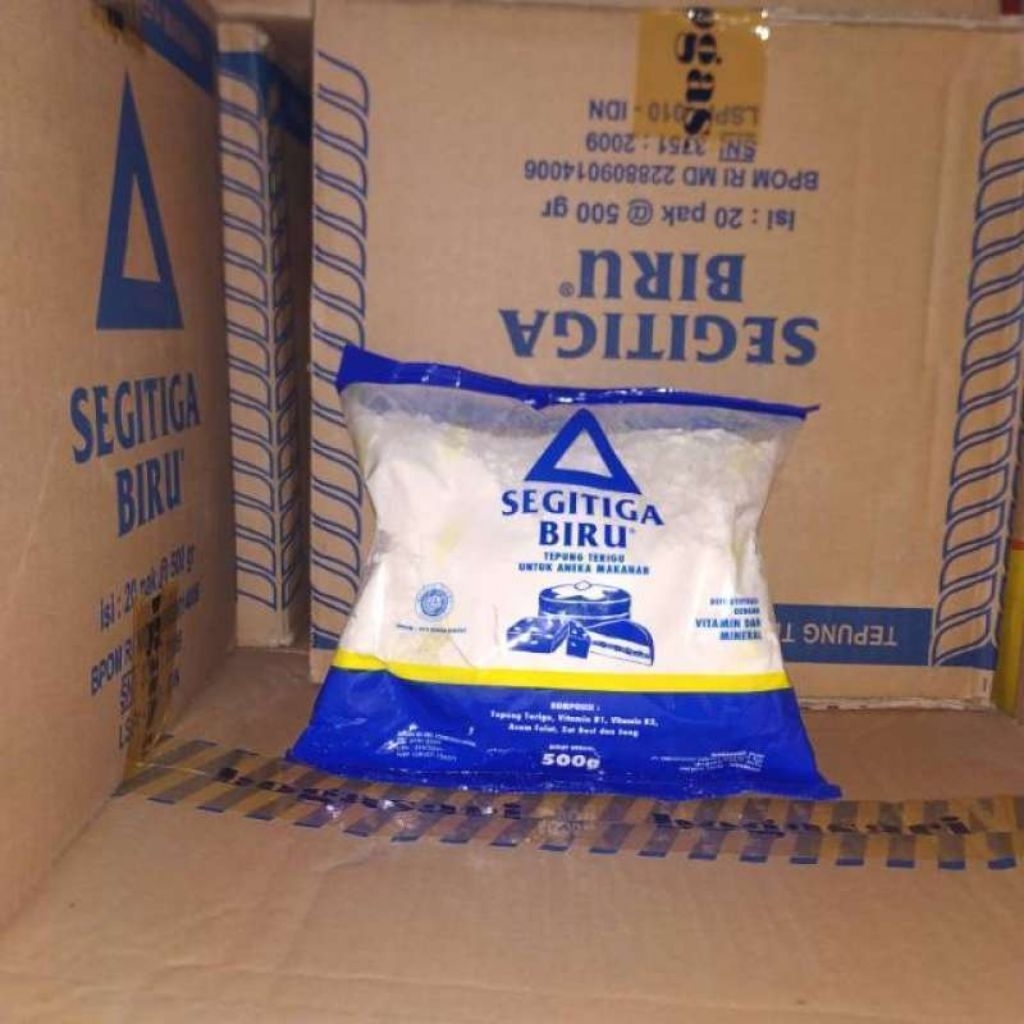 

Segitiga Biru Tepung Terigu 500gr Karton