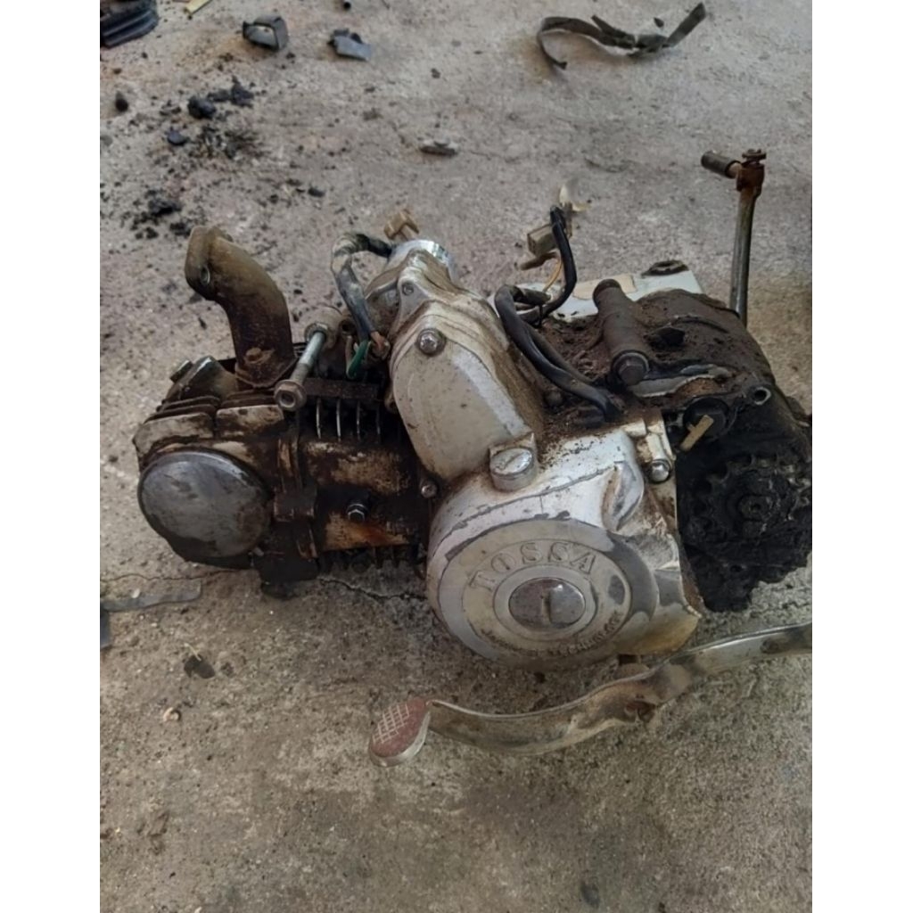 Glundung Mesin Garuda Bangau 124 125 cc Tossa Kanzen Gaza Jialing Gaza Viar Mocin Original Bekas Cop