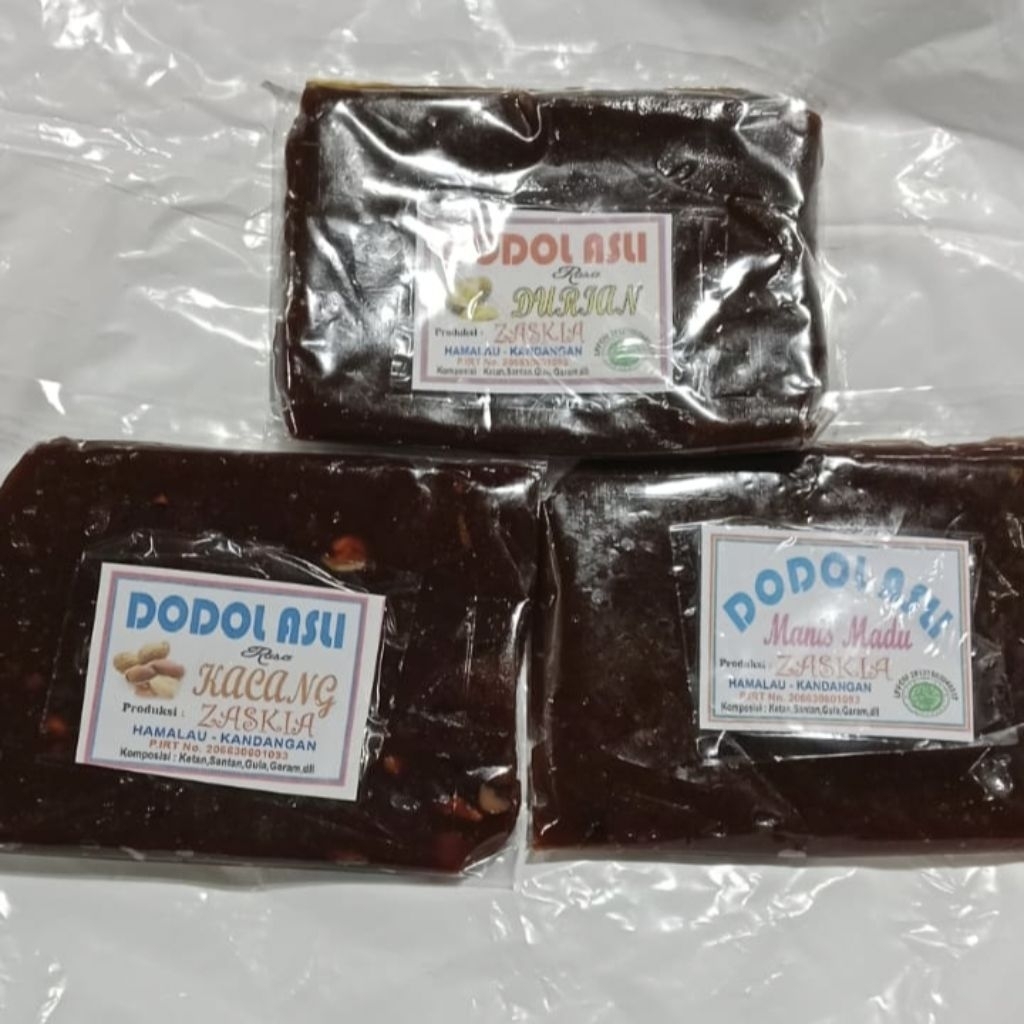 

Dodol Asli Kandangan Produksi Zaskia Dengan 3 Varian Rasa