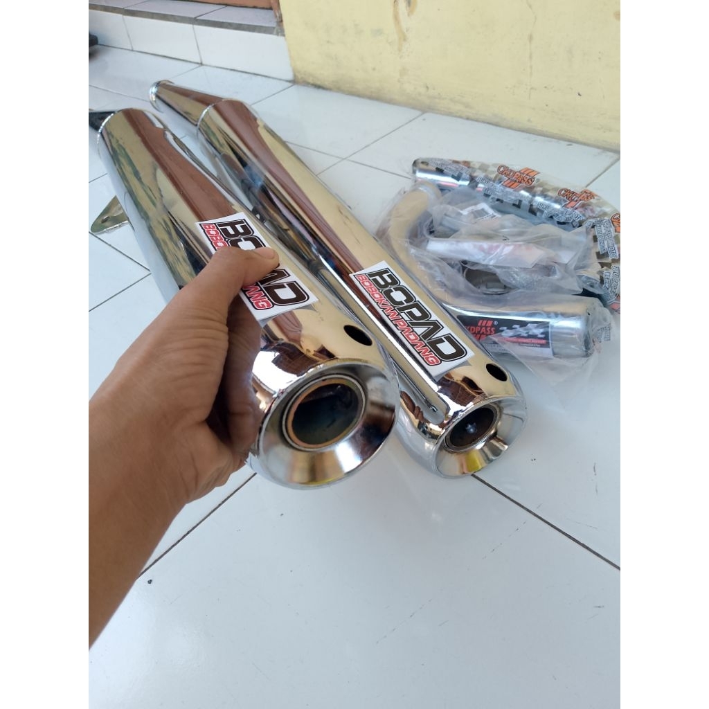 knalpot bobokan tipe bopad MOTOR RX-King, RX-SPESIAL,RX-100