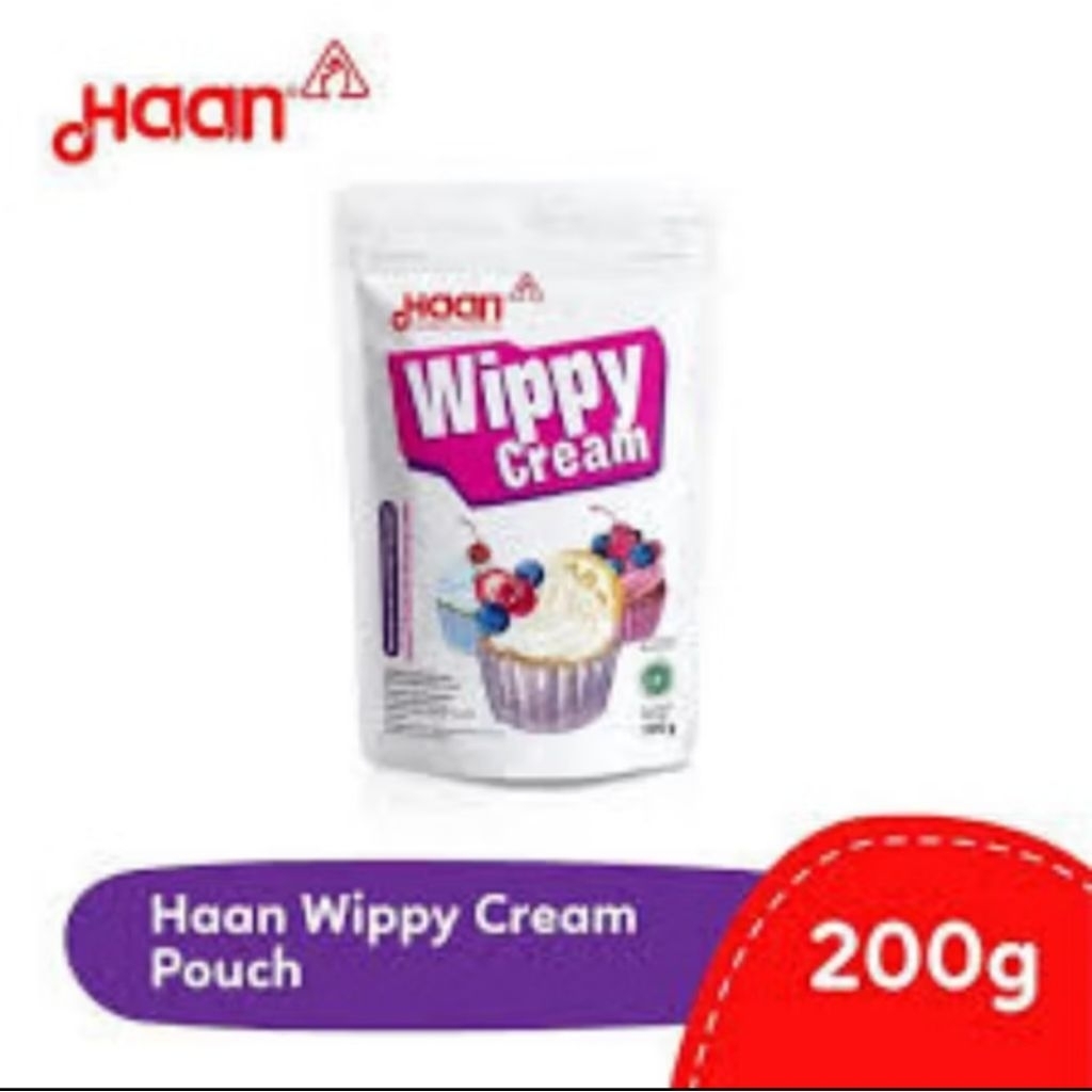 

Haan wippy cream 200gram x 24 pcs / 1 dus