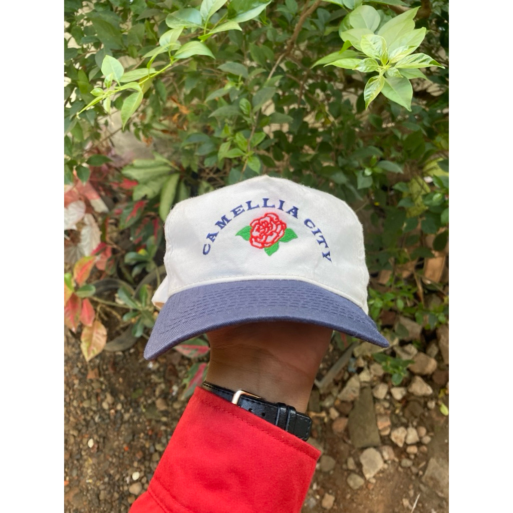 vintage hat , two tone hat, dad cap two tone