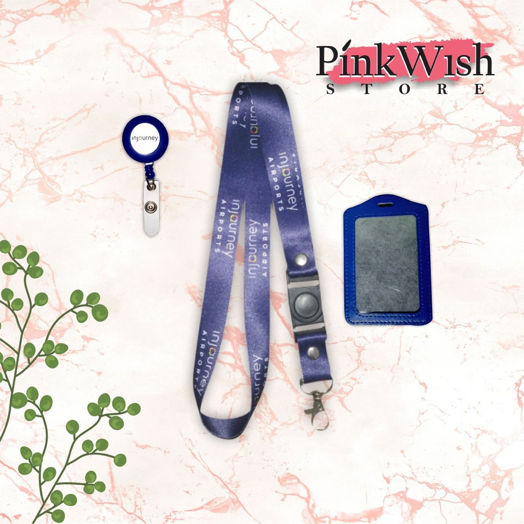 

Lanyard INJOURNEY NAVY / Tali idcard INJOURNEY NAVY [Ready stock] Termurah