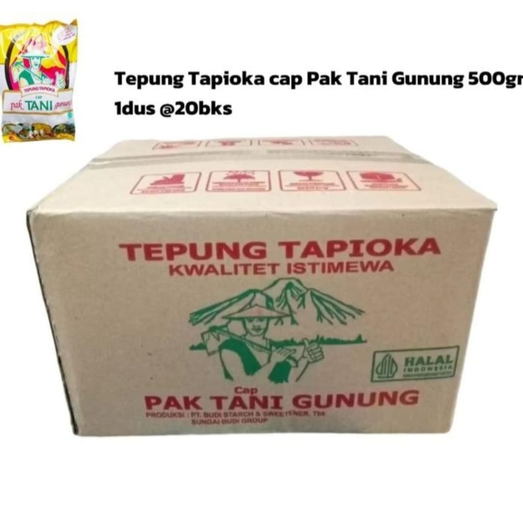 

TEPUNG TAPIOKA CAP TANI 1 DUS