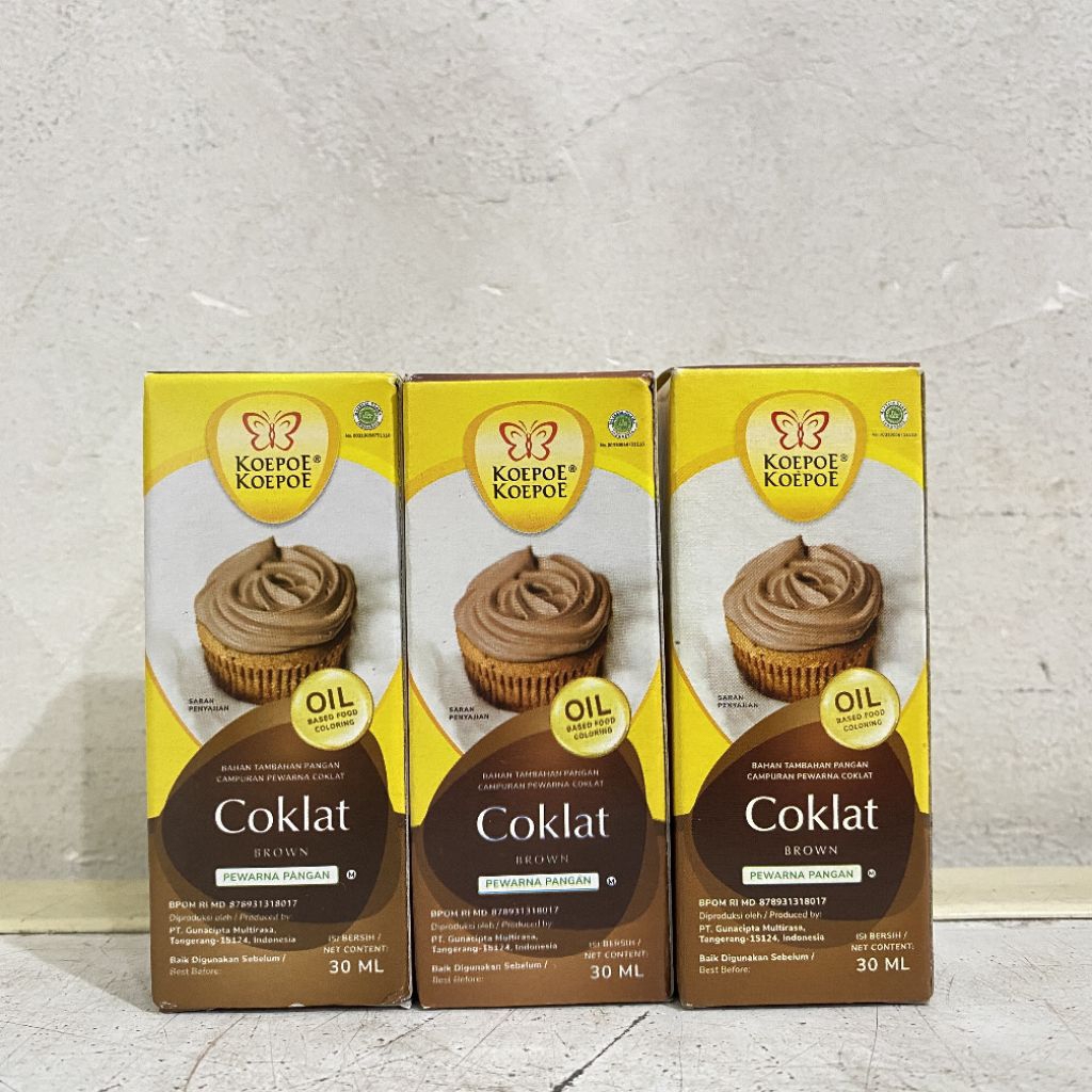 

Pewarna oil base COKLAT koepoe koepoe 30 ml | pewarna oil base | pewarna kupu kupu