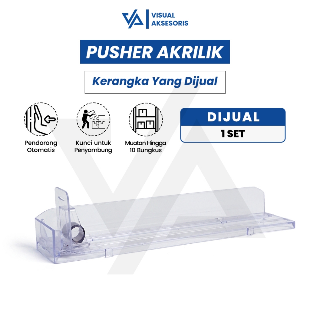 Pusher Rokok Otomatis Akrilik | Tempat Rak Rokok | Pusher Display Akrilik