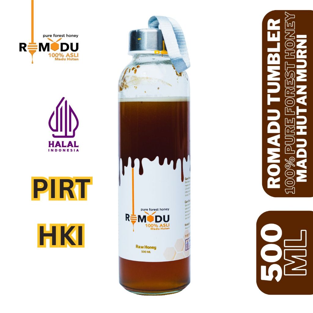 

Romadu Madu Hutan Murni Tumbler 500 ML