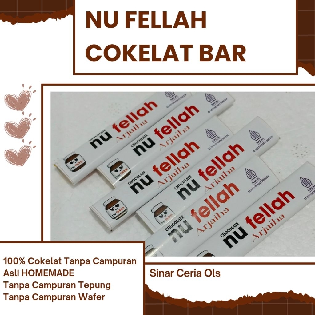 

Coklat Viral Bukan Silverqueen Isi 24 Pcs "Nu Fellah