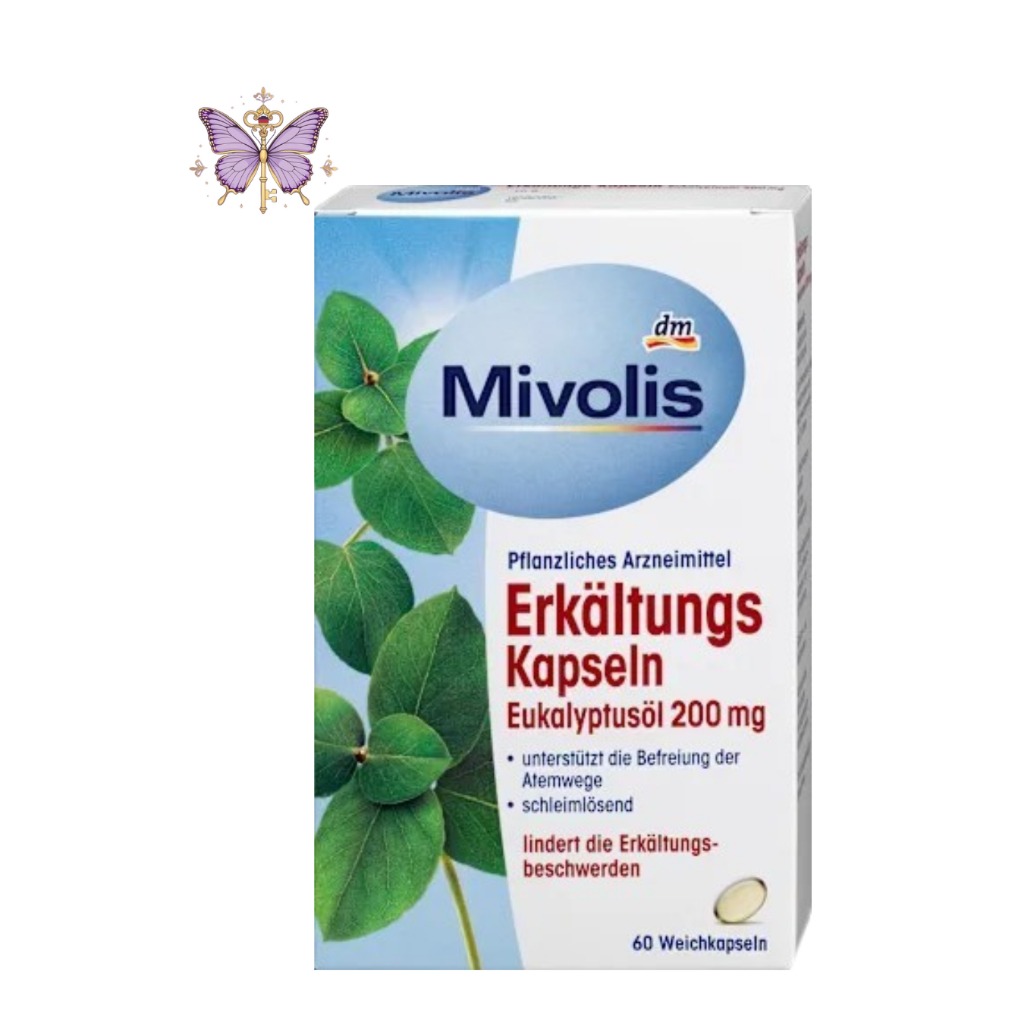 [Ready Stock] Mivolis Kapsul Dingin Minyak Kayu Putih | Mivolis Eucalyptus Oil Cold Capsules | Mivol
