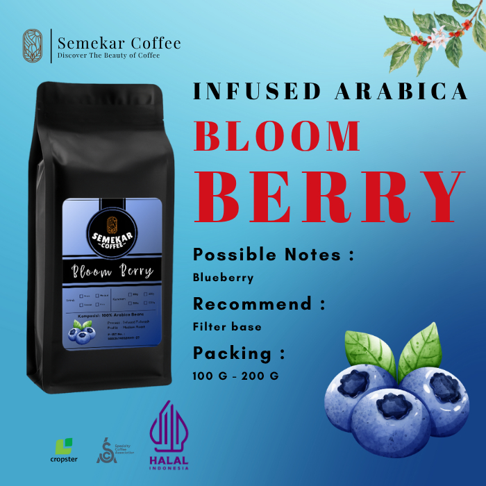

Semekar Coffee - Kopi Bloom Berry Fullwash Infused Exclusive Roasted Beans