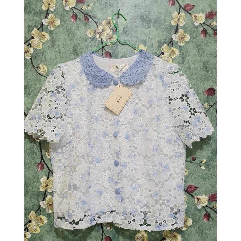 Blouse Atasan Brokat Bangkok