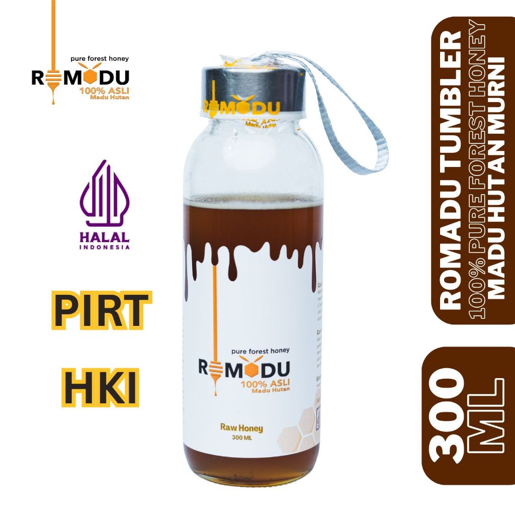 

Romadu Madu Hutan Murni Tumbler 300 ML
