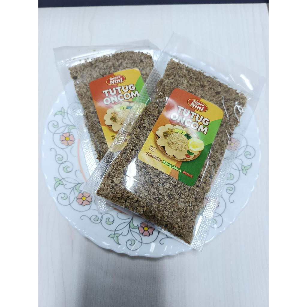 

Tutug Oncom Super Nini 50gr - Original, Daun Jeruk, Pedas | Makanan Khas Sunda Siap Makan
