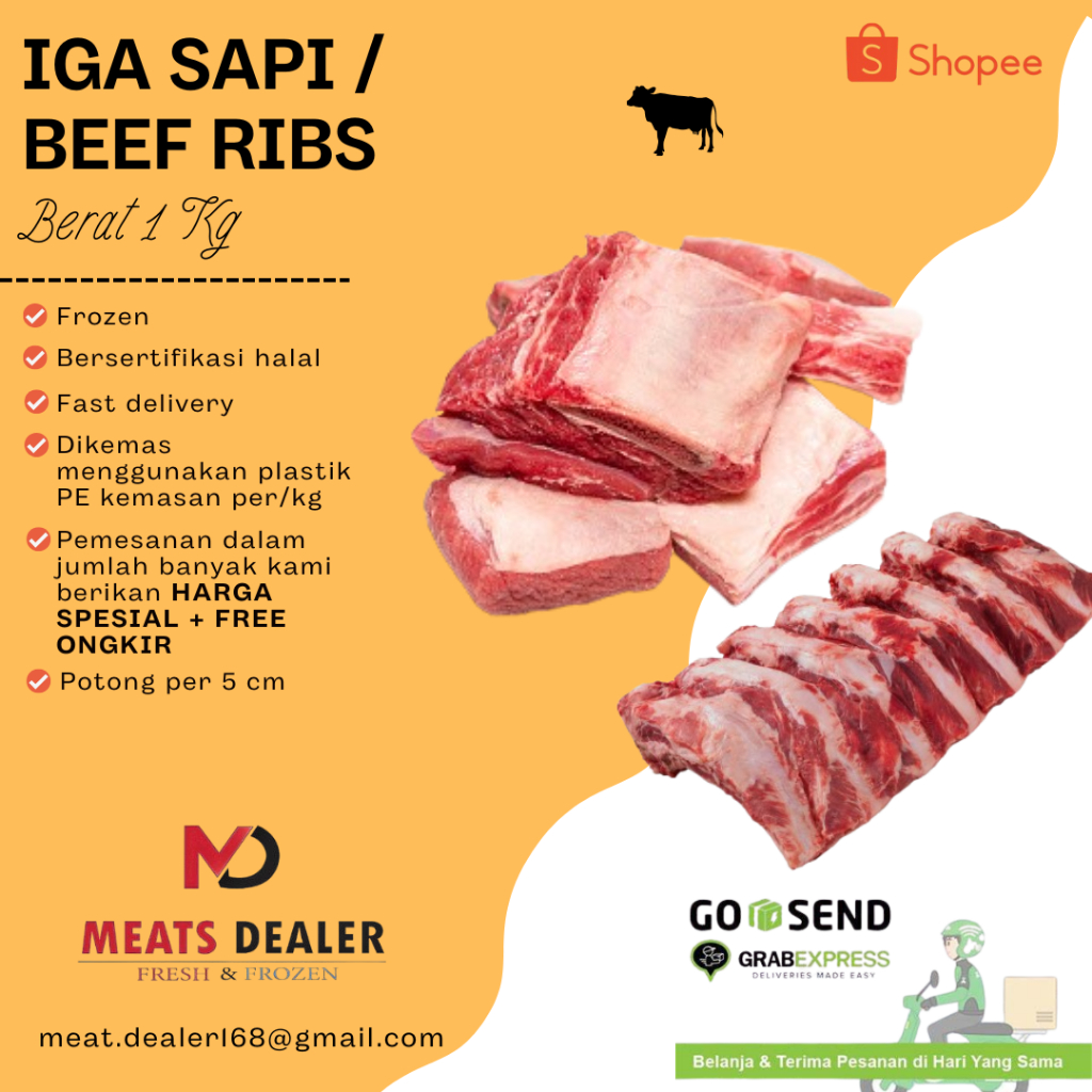 

Iga Sapi / beef Ribs 1 kg