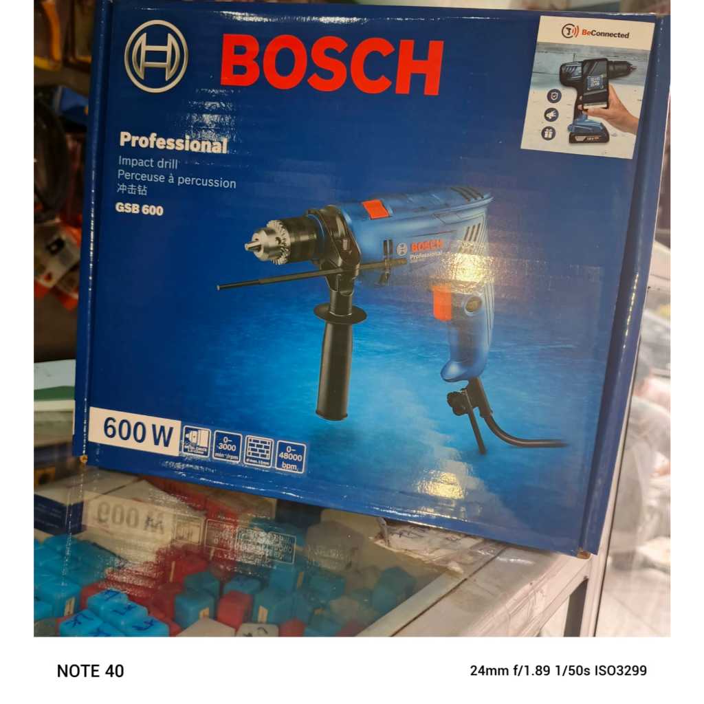 Mesin Bor Tangan Listrik 13 MM GSB600 Bosch