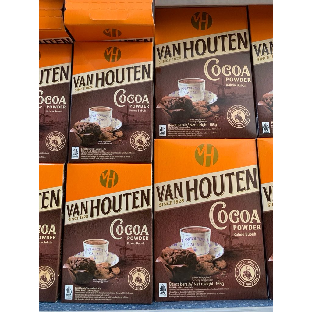 

Vanhouten cokelat bubuk 165g, 40g