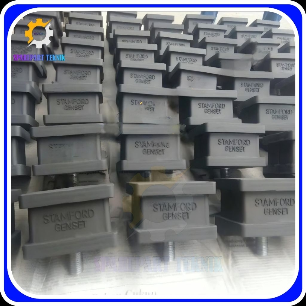 Engine Mounting Stamford genset baut M12 karet Mounting Stamford genset